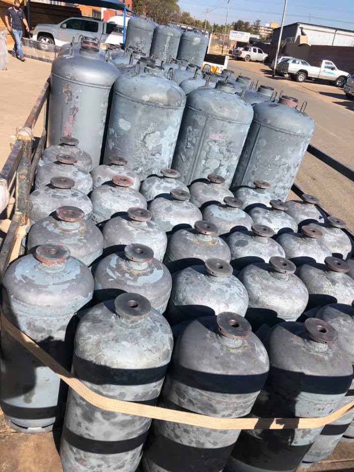 Gas canisters before